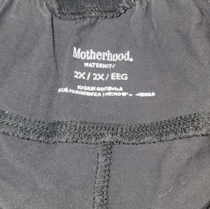 Black maternity leggings